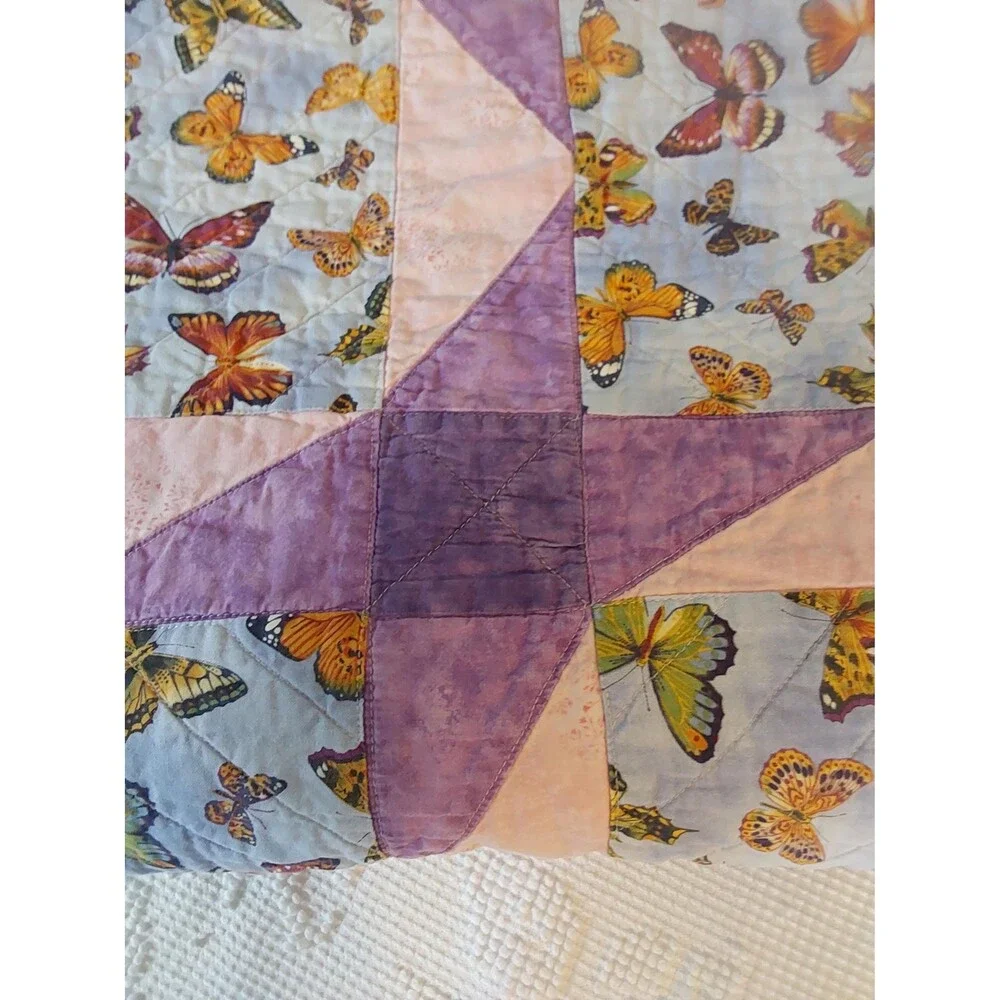 Handcrafted Butterfly Coverlet